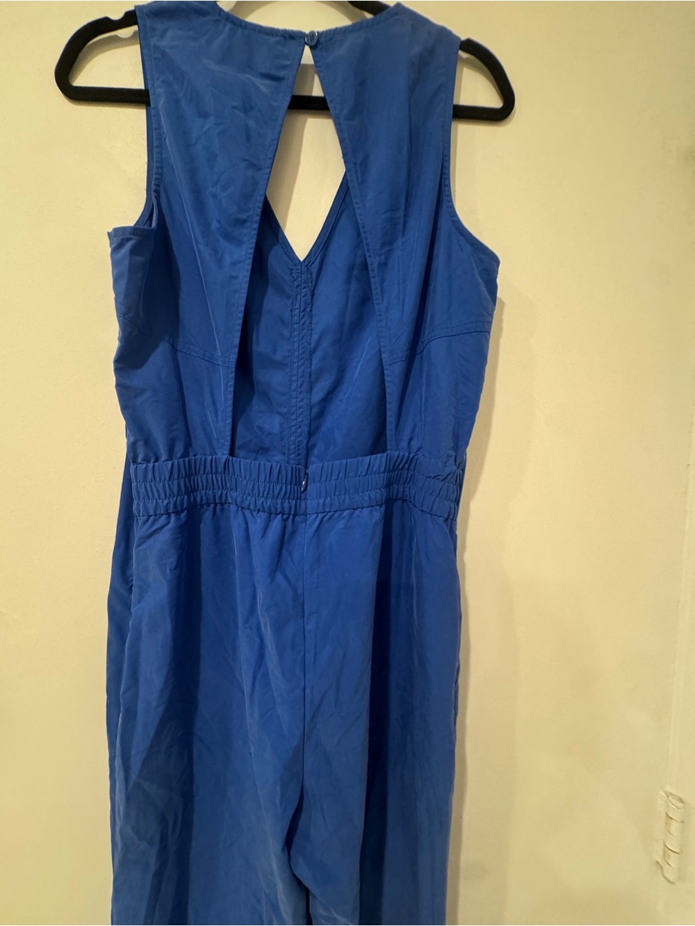 NWT Onepiece Sleeveless Technical Jogger Jumpsuit Blue Size Small - Picture 7 of 7